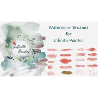 Waterсolor Brushes + Paper Canvases